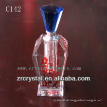 Schöne Kristallparfümflasche C142
